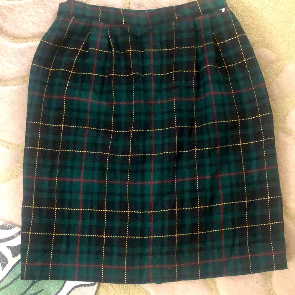 Talbots Tartan Plaid Skirt